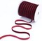 48 Yards Burgundy Velvet Ribbon 3/8Inch Velvet Fabric Ribbon Trim Single Face Spool Satin Velvet Ribbon for Gift Wrapping Bow Making Christmas Decoration